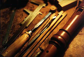 flûte et outils